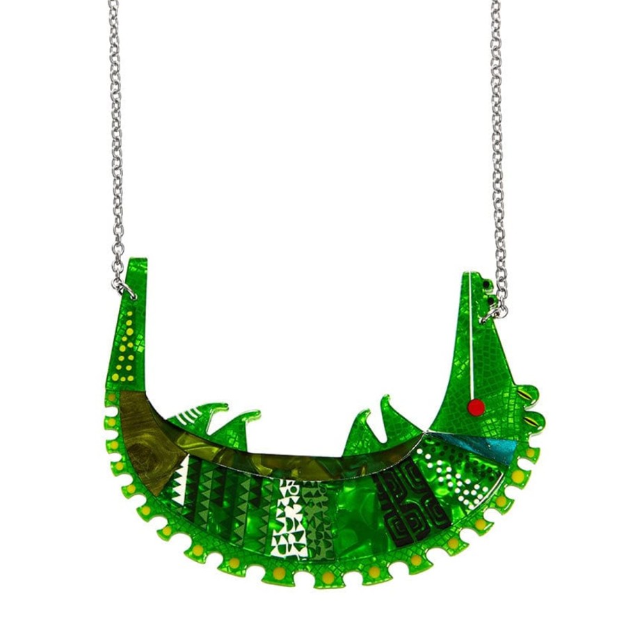 Erstwilder Necklaces | A Crocodile Named Growl Necklace