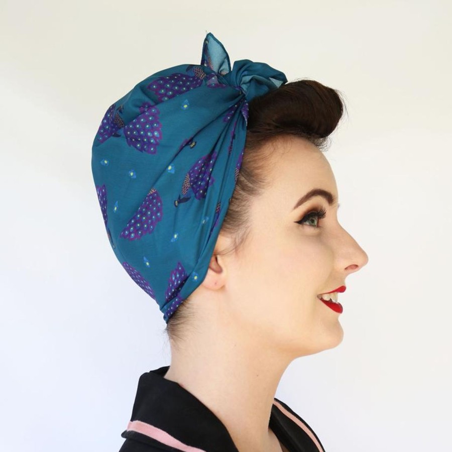 Erstwilder Scarves | Le Peacock Royal Head Scarf