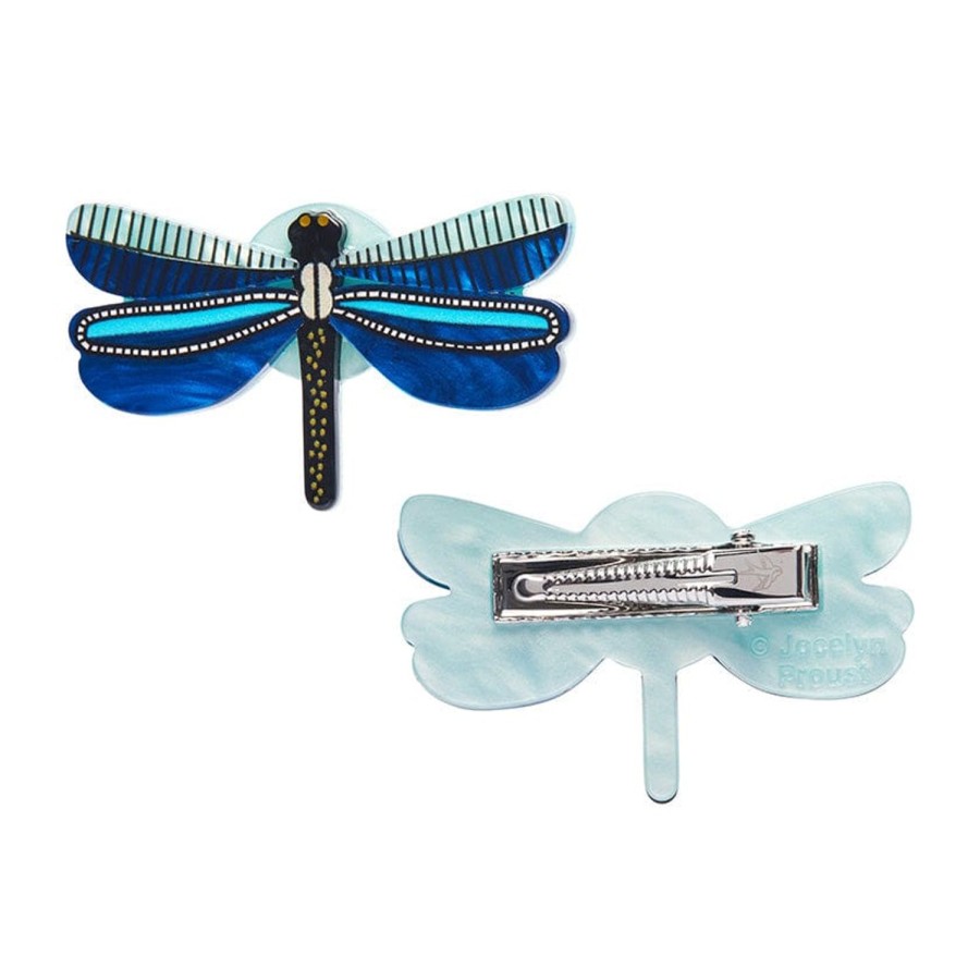 Erstwilder Hair Clips & Claws | Sapphire Sky Dancer Hair Clips Set - 2 Piece