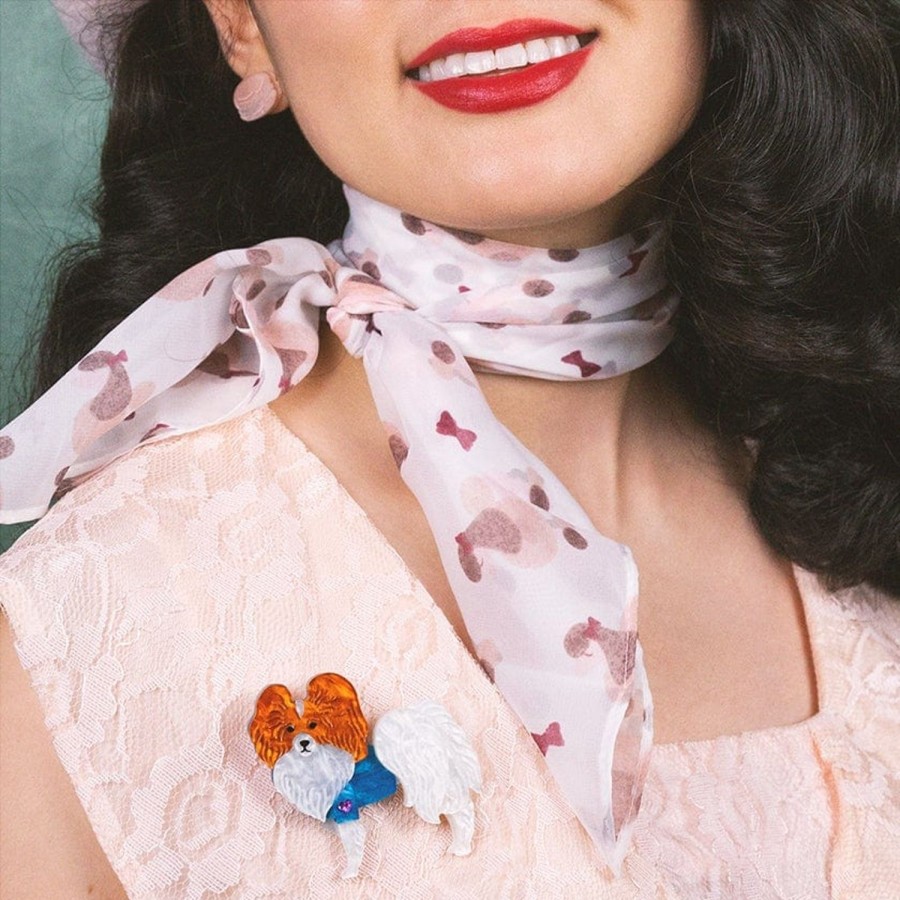 Erstwilder Brooches | Papillon En Bleu Brooch