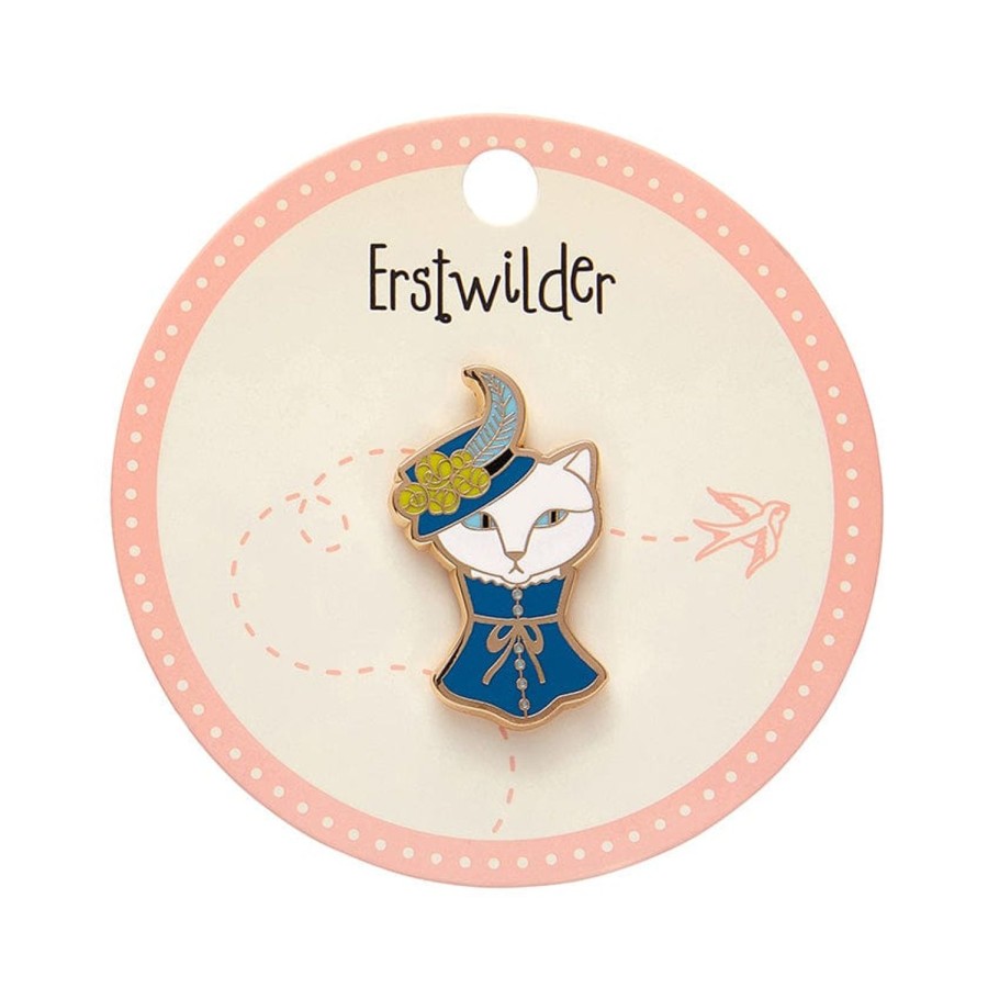 Erstwilder Enamel Pins | Cat In A Hat Enamel Pin