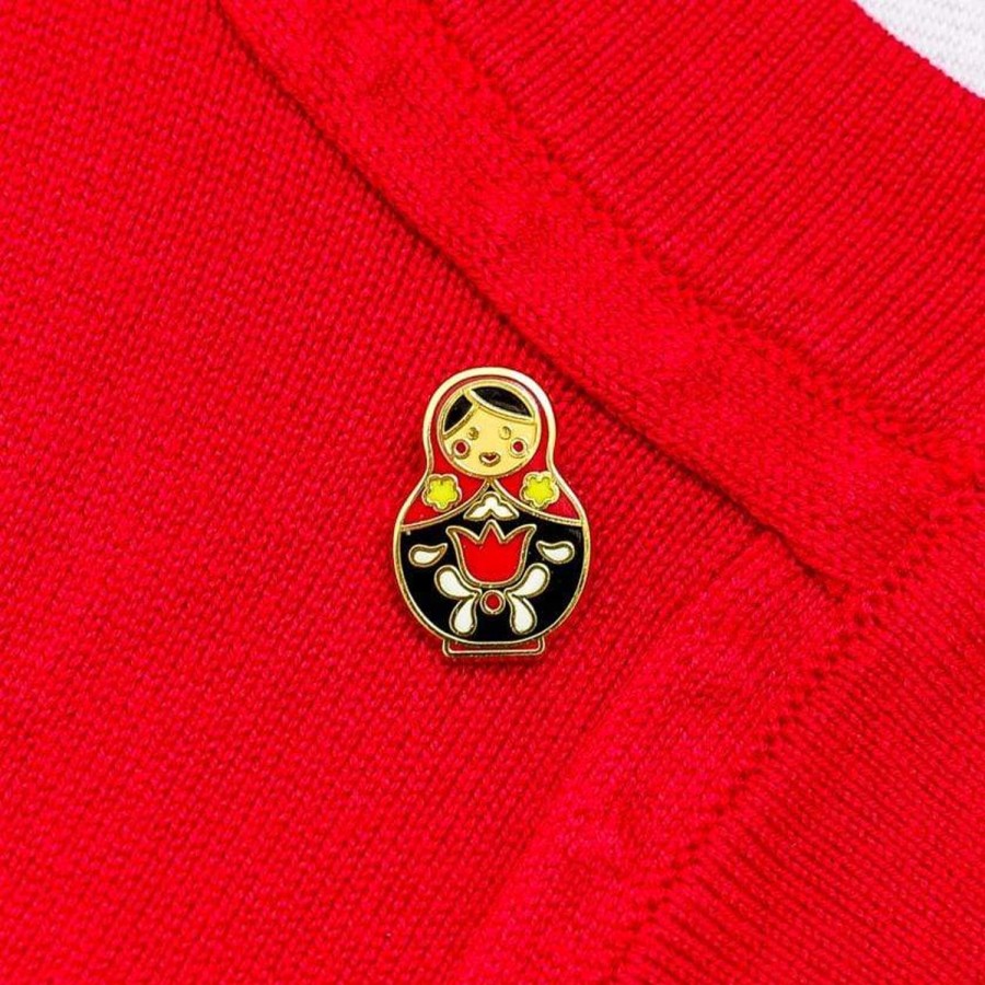 Erstwilder Enamel Pins | Matryoshka Memories Small Enamel Pin