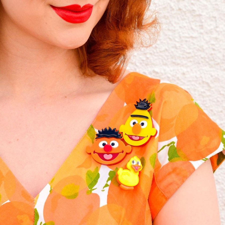 Erstwilder Brooches | Bert & Ernie Brooch