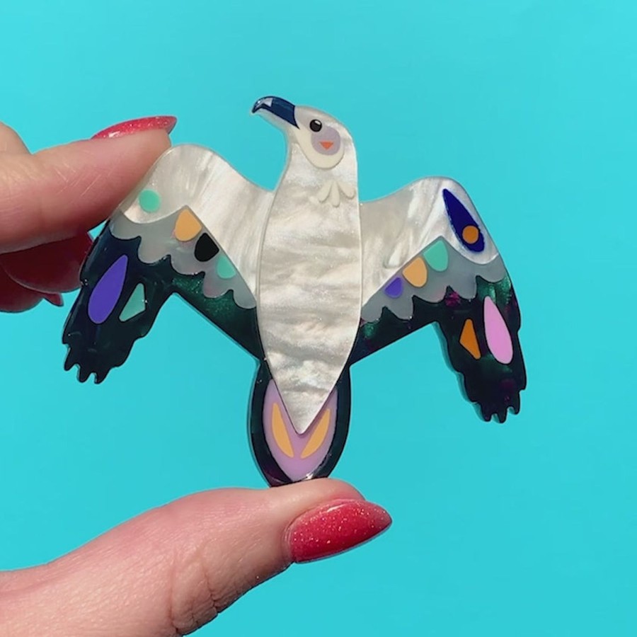 Erstwilder Brooches | The Wily White Bellied Sea Eagle Brooch