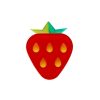 Erstwilder Brooches | Fruit Salad Strawberry Brooch