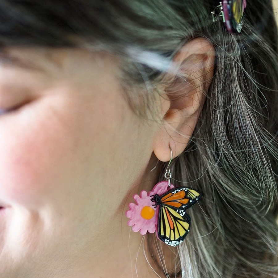 Erstwilder Earrings | A Butterfly Named Flutter Drop Earrings