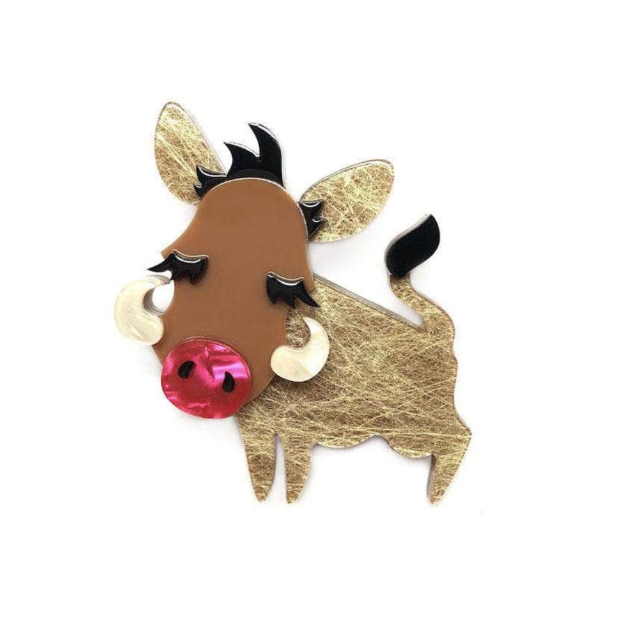 Erstwilder Brooches | Young Warthog Brooch