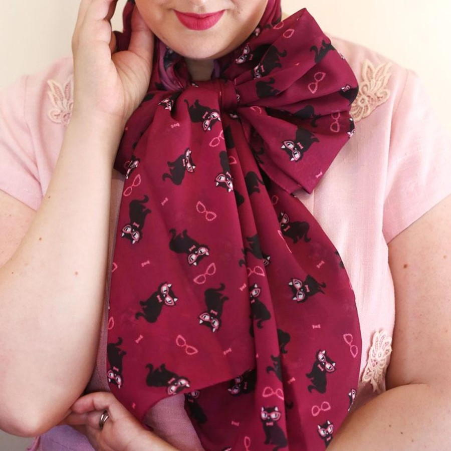 Erstwilder Scarves | Elissa The Indie Cat Large Neck Scarf