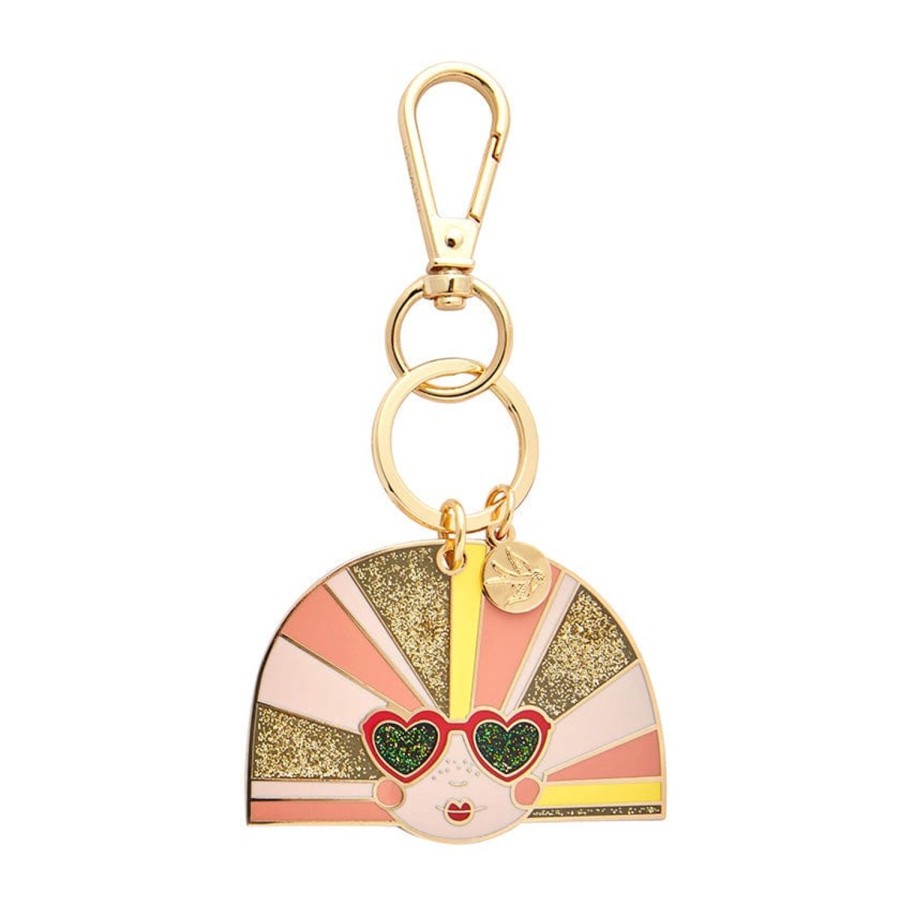 Erstwilder Enamel Key Rings | Groovy U.V. Enamel Key Ring