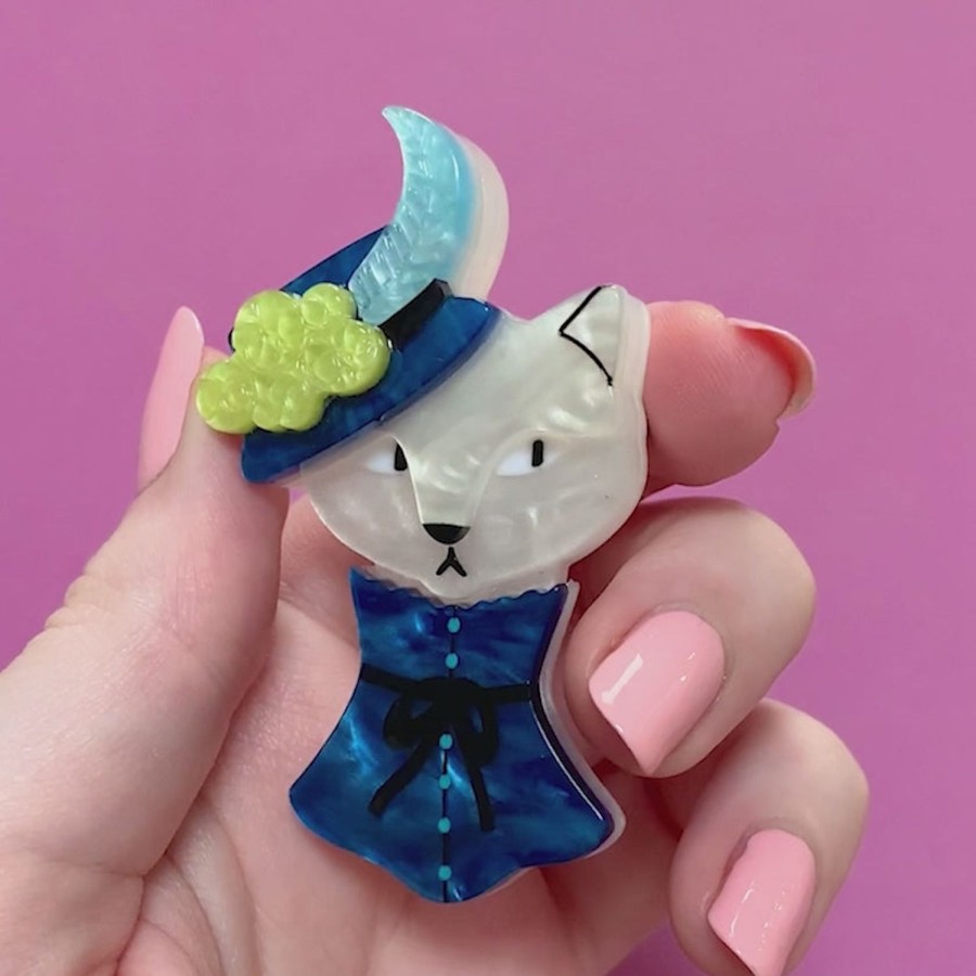 Erstwilder Brooches | Cat In A Hat Brooch